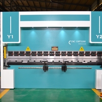 Presse plieuse hydraulique CNC de haute qualité Lincoln, plieuse de tôles hydraulique 3 mètres 4 mètres, machine de pliage