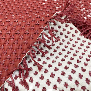 Variedad <span class=keywords><strong>de</strong></span> suministros <span class=keywords><strong>de</strong></span> palets para muebles para el hogar Cuero PU con cuerda <span class=keywords><strong>de</strong></span> cera Tela tejida a mano en varios colores - Product Image 1