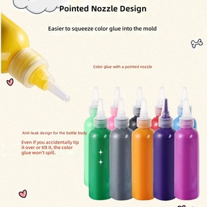 <span class=keywords><strong>Pintura</strong></span> Acrílica de un Solo <span class=keywords><strong>Color</strong></span> al por Mayor, 100ml, Segura y Ecológica para Niños, Manualidades, Arte Mural Creativo, Pegamento para Vinilo - Product Image 4