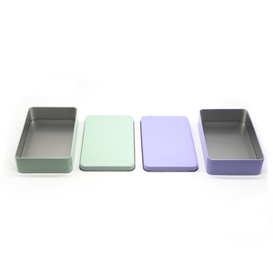 Custom stampato 100ml scatola di latta rettangolare in <span class=keywords><strong>oro</strong></span> copertura aperta rimovibile incernierata in metallo per alimenti stampa Offset <span class=keywords><strong>biscotti</strong></span> latta - Product Image 2