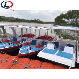 Factory Cheap Wholesale Water Play Equipment Floating Electric and Pedal Power Boat