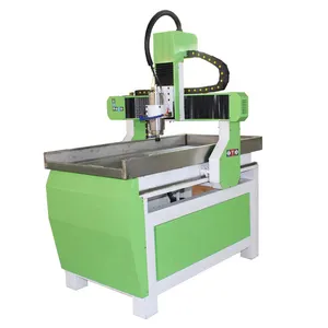 China Jinan Factory Supply Mini Engraving MDF 2.2KW Spindle Stepper Motor Good 3 Axis Small Size 6090 CNC Carving Machine