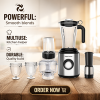 Elektrische Blender 6-in-1 Blender Mixeur Professionele Blender Sapcentrifuge