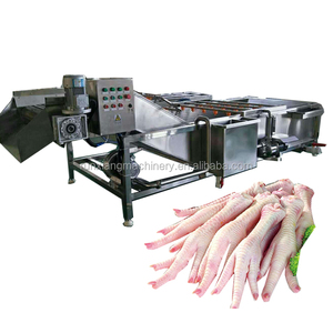 สายการผลิตอัตโนมัติสำหรับแปรรูปตีนไก่ 1000 กิโลกรัมต่อชั่วโมง เครื่องลอกหนังตีนไก่ ราคาประหยัด - Product Image 2