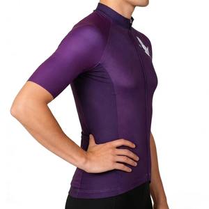 Jersey de Ciclismo de Manga Corta para Verano, Unisex, de Alta Calidad, Color Morado, Secado Rápido, Transpirable, Estampado, Impermeable, Absorbe el Sudor - Product Image 4