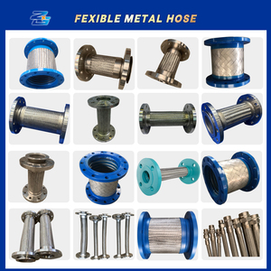 Bán Buôn Giá Gas Điều Hòa Không Khí Kết Nối Đường Ống 304/ 316 Thép Không Gỉ Mặt Bích Linh Hoạt Bện Ống Kim Loại - Product Image 2