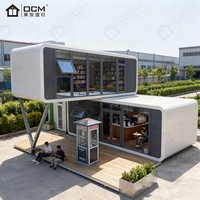 Maisons conteneurs de 20 et 40 pieds, maison de 3 chambres, cabane miniature préfabriquée, capsules, pods, capsule 80 Kw, kits de maisons préfabriquées Lowes