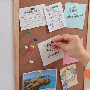 Tableau d'affichage combiné en liège et tableau blanc encadré en bois, double fonctionnalité, 16x24 pouces, faible MOQ, pour salle de classe, maison, école et bureau - Product Image 5