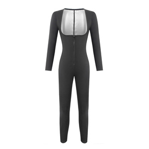 Traje de Sauna para mujer, mono de cuerpo de sudor, entrenadores de cintura para mujer, trajes de sudor de entrenamiento de grasa del vientre - Product Image 1