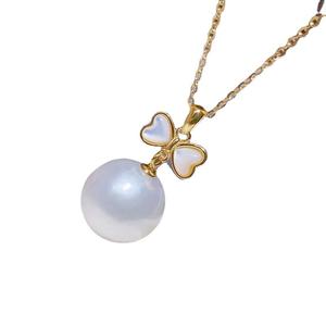 Juego de Accesorios de Collar y Pulsera Vacía de Plata de Ley S925 WENCHI, Estilo Corbata de Moño, para Cuentas de 8-12 mm, Modelo 10377, Joyería de Moda - Product Image 5