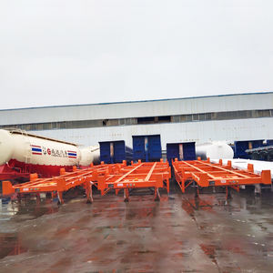 Remorque squelette à 2 essieux de haute qualité, marque CD, fabriquée en Chine, <span class=keywords><strong>transport</strong></span> de conteneurs de 40 pieds - Product Image 3