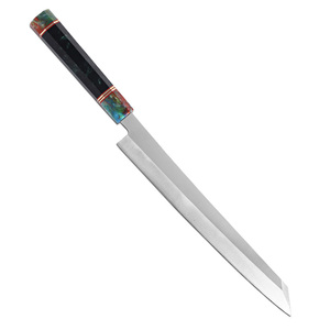 Cuchillos Profesionales Japoneses <span class=keywords><strong>de</strong></span> Acero Inoxidable para Sashimi y <span class=keywords><strong>Sushi</strong></span> Yanagiba, Venta al Por Mayor Personalizada - Product Image 1