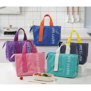 Sarawang borsa termica termica scatola pranzo con cerniera sacchetto bottiglia d'acqua per snack e pisolini - Product Image 1