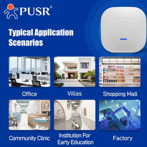 PUSR WiFi6 AX3000 จุดเชื่อมต่อแบบติดเพดาน ดูอัลแบนด์ แรม 512MB รองรับลูกค้าไร้สายสูงสุด <span class=keywords><strong>256</strong></span> ราย IOT AP310i - Product Image 4
