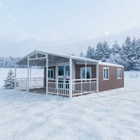 Rumah Kontainer Tugas Berat 40ft, Asrama Pekerja Modular yang Dapat Diperluas, Perkemahan Prefabrikasi Siap Pakai