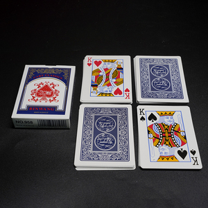 การคุ้มครองคุณภาพกระดาษเล่นไพ่ความบันเทิงโป๊กเกอร์เล่นไพ่ที่กําหนดเอง - Product Image 4