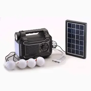 Kit de almacenamiento de energía para el hogar, conjunto completo de energía eléctrica doméstica personalizado, sistema Solar con Kit de iluminación