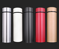 500ml Intelligent Digital LED Affichage de la Température Thermos Bouteille Tasse à Eau Flacon Infuseur à Thé Isolé sous Vide pour Usage Alimentaire