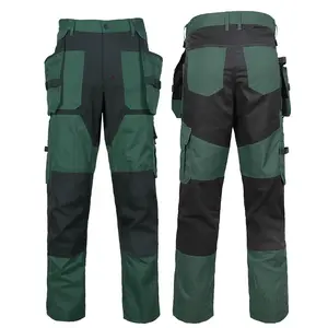 High Quality New Vintage Mens Plus Size Engineer Workwear Blank Utility Multi Pocket Cargo Pants With Side Pockets For Man