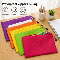 Bolsa de Archivo con Cierre de Gran Capacidad, Ligera y Multifuncional, Impermeable, para Almacenamiento de Papelería y Juguetes, Venta al Por Mayor de Fábrica
