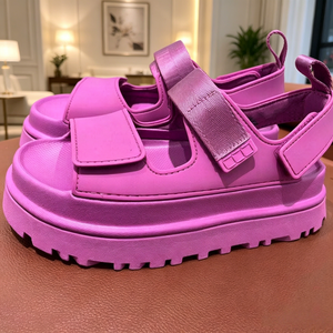 Sandales plates tendance pour femmes, respirantes, colorées, anti-statiques, décontractées, pour l'extérieur, style Uugs, vente en gros - Product Image 6