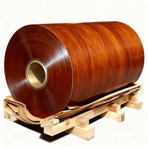 Bobine d'<span class=keywords><strong>aluminium</strong></span> laquée série 5000, effet bois authentique, revêtement PVDF FEVE PE HDPE NANO, peinture intérieure, couleur enduite - Product Image 2