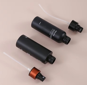 Heypack marque fabriqué en usine en gros personnalisé noir mat 150ml bouteille carrée avec pompe de traitement - Product Image 6