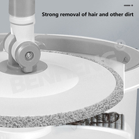Système de séparation eau propre/eau sale Magic for Bucket Set, serpillière microfibre rotative à 360°, panier en acier inoxydable, économie d'eau 4L