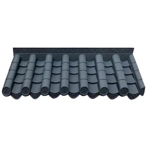 กระเบื้องเคลือบเรซินสังเคราะห์ ASA สไตล์โบราณสำหรับ<span class=keywords><strong>หลังคา</strong></span>สถาปัตยกรรมสวนโบราณ - Product Image 4