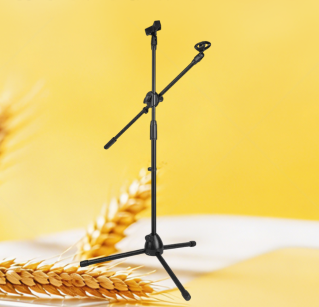 Adjustable Tripod Mic Stand for Live Vocal Use