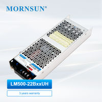 Alimentation à découpage AC-DC monophasée sans ventilateur MORNSUN 500W LM500-22BxxUH 12V 24V 48V Module d'alimentation haute efficacité