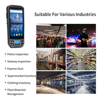 Terminal d'ordinateur mobile collecteur de données intelligent portable android 9 scanner de codes à barres Octa Core 2.0GHz 4G NFC industrie PDA