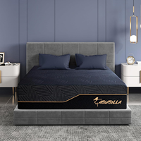 Matelas en mousse à mémoire de forme rafraîchissante, compressé, durable, haute résilience, 6-12 pouces, pour chambre à coucher moderne