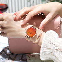 Miboni 2026L – Coffret de luxe montre à quartz Miyota japonaise, bracelet en acier titane, collier, boîte cadeau, montre-bracelet tendance pour femme