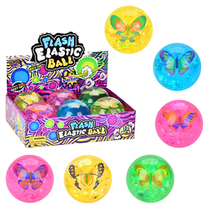 Hw trẻ em sáng tạo nhấp nháy squish Quả cầu pha lê ngoài trời trò chơi mùa hè đồ chơi 10cm nảy bóng nước 6 cái/hộp - Product Image 1