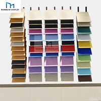 Échantillon nuancier présentoir panneau en bois couche conseil chevilles support mural échantillon mural carreaux de céramique présentoir