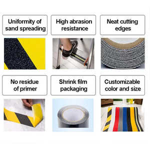 Ruban antidérapant luminescent, bandes de traction antidérapantes pour marches d'escalier intérieures et extérieures, réduit le risque de glissement, accessoires de revêtement de sol - Product Image 4