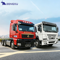 Camion tracteur d'occasion Sinotruk Howo 6x4 371HP Euro 3 à conduite à gauche pour le transport de remorques de fret minier