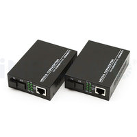Fiber Medya Dönüştürücü 10/100Mbps 1*Simplex SC -1*LAN SM 20km SC DC5V Yüksek Kaliteli Güç Kaynağı