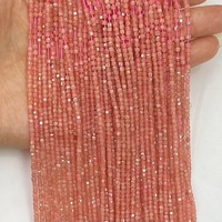 Perles en pierre naturelle, facettées, en éclats, rondelles, Heishi, pour la fabrication de bijoux DIY, pierres précieuses colorées, en vrac, en brin, vente en gros, personnalisées, OEM
