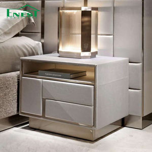 <span class=keywords><strong>Lit</strong></span> king-size moderne et luxueux avec tête de <span class=keywords><strong>lit</strong></span> en cuir véritable, cadre en bois massif, couleur personnalisée, ensemble de meubles de chambre à coucher - Product Image 3