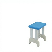 Chaise d'étude individuelle moderne en plastique pour enfants, réglable, pour salle de classe, chambre et salon - Mobilier scolaire commercial OEM
