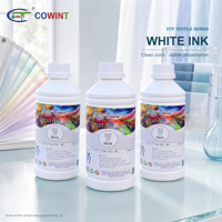 Film de transfert thermique Cowint pour impression personnalisée de vêtements, haute opacité, extensible, anti-colmatage, encre blanche pour imprimante DTF, stable pendant 12 mois