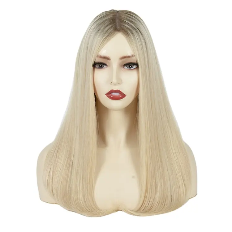 Raw Chinese Hair Vendor Silk Base Top Wig Chinese Bone Straight Wavy Human Hair Full Lace Jewish Kosher Wigs With Top Silk Base