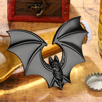 Accessoires de bar créatifs, adorable ouvre-bouteille en forme de chauve-souris sombre et effrayante pour les cadeaux gothiques d'Halloween, gadgets de cuisine originaux