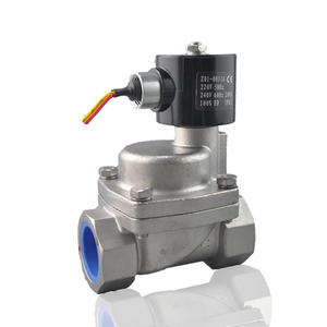 DHP11 нержавеющая сталь 304 нормальный закрытый пилотный паровой электромагнитный клапан для горячей воды 200 ℃ - Product Image 1