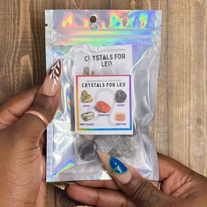 Đồ trang sức bao bì túi Matte kết thúc <span class=keywords><strong>3</strong></span> <span class=keywords><strong>side</strong></span> kín Pouch bao bì nhựa vuông phẳng dưới nhôm lá Túi - Product Image 5