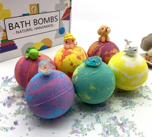 100% bombas de baño orgánicas naturales juego de regalo gran oferta Msds variedad de aceites esenciales suministros de bolas de sal de baño para niños - Product Image 1