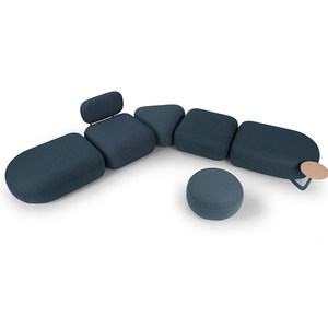 Sofá Irregular de 90 cm, Móvil, para Recepción de Instituciones de Formación, Oficina, Jardín de Infancia, Biblioteca, Área de Descanso y Espera - Product Image 3