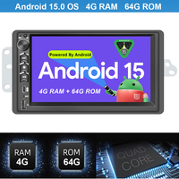 Autoradio sans fil Apple CarPlay Android Auto Android 15.0 pour Chevy GMC Buick Hummer Pontiac Cadillac 4G+64G GPS WiFi Bluetooth